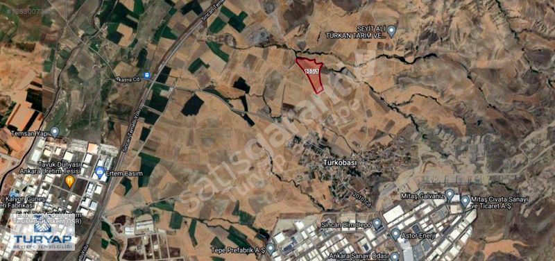 TÜRKOBASI YATIRIM FIRSAT 133 ADA 1 PARSEL 2.000 m2 SATILIK TARLA