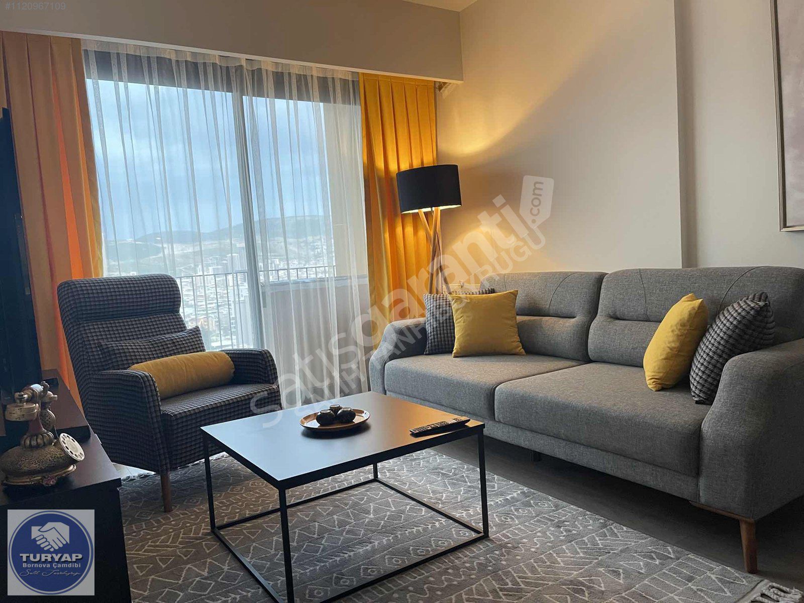 Turyap- Folkart Life Bornova 1+1 Eşyalı Kiralık