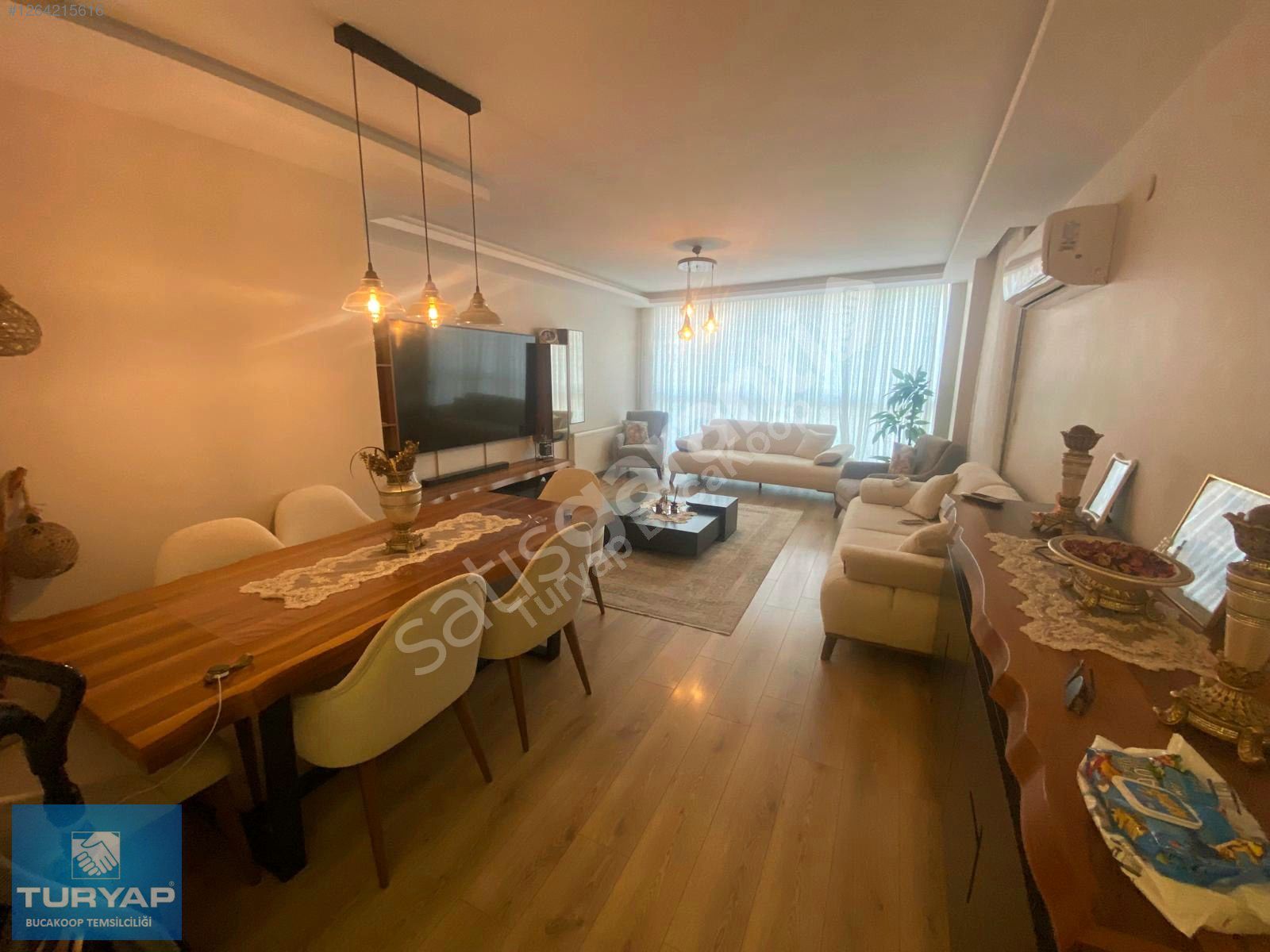 TURYAP TAN HAVUZLU SİTEDE 3+1--130m2 SATILIK LÜX DAİRE