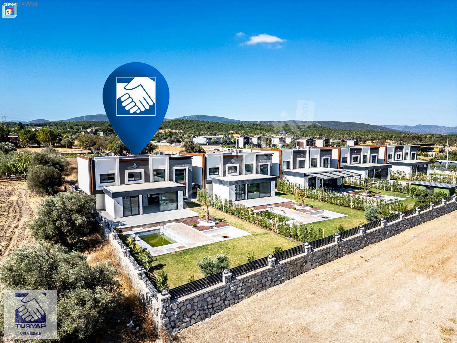 TURYAP Urla İskele | Kuşçularda Akıllı, Havuzlu Müstakil Villa