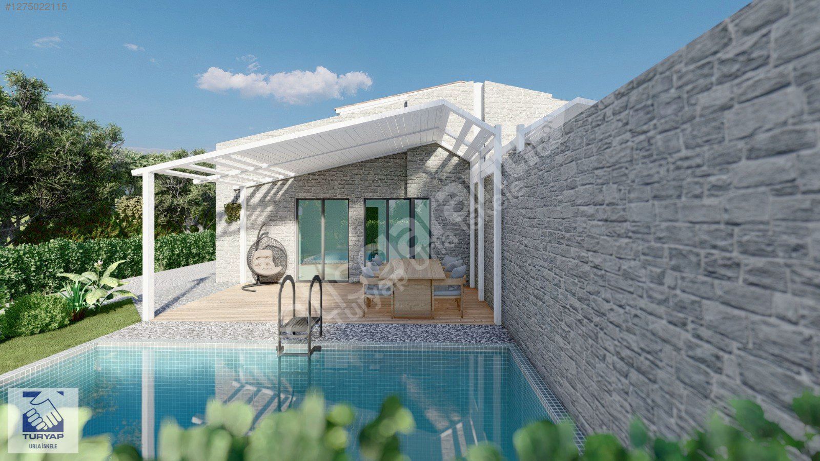 Urla Uzunkuyuda Site İçersinde Satılık Villa