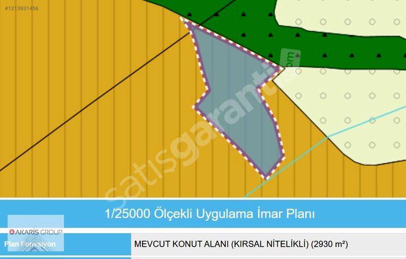 İzmit Bulduk Köy İçi %40 İmarlı 3 Dönüm Satılık Arsa Parseli
