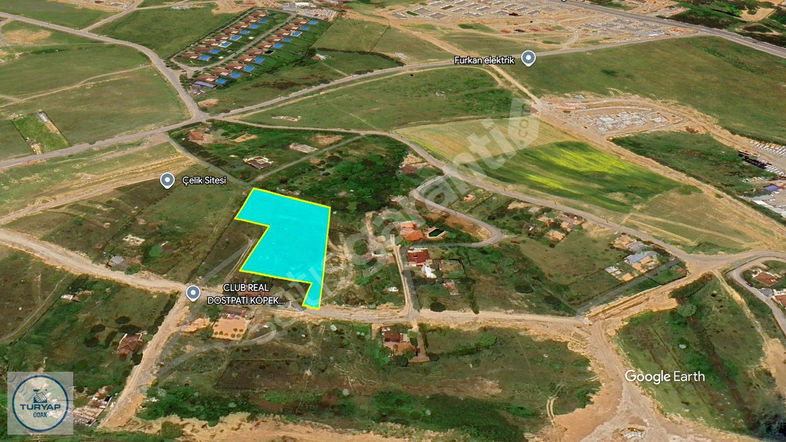 Tuzla Tepeören'de Villa İmarlı 246m2 Arsa Hissesi