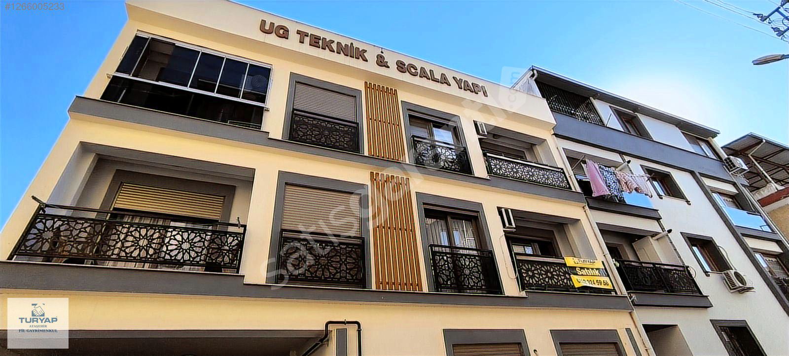 Ara kat yeni bina 2+1 açık mutfaklı satılık daire