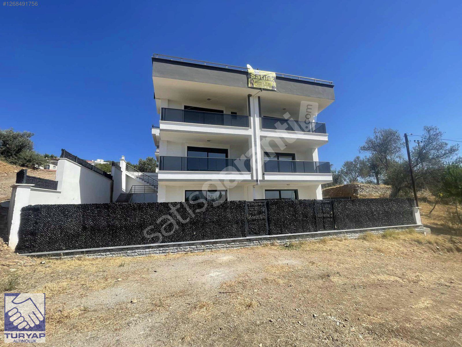 GÜRE'DE SATILIK 250 m2 DENİZ MANZARALI SIFIR 4+2 VİLLA