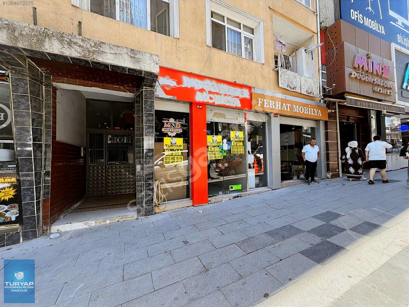 TURYAP'TAN BAYRAMPAŞA UYGUR CADDESİ ÜZERİNDE DÜZ GİRİŞ MAĞAZA