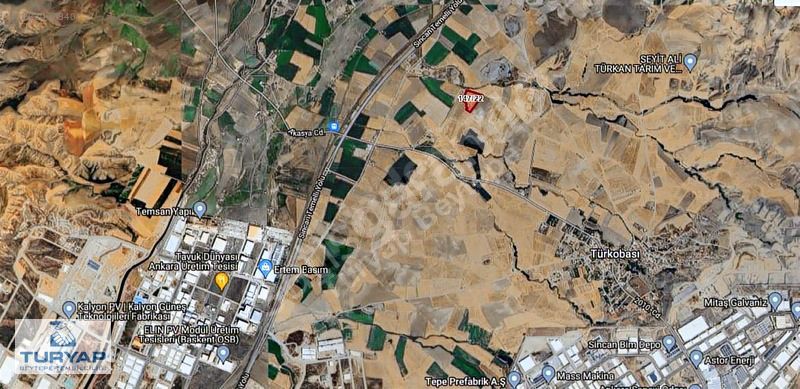 TURYAP'tan ORGANİZE SANAYİ YAKINI 147 ADA 22 PARSEL 3.400 m2