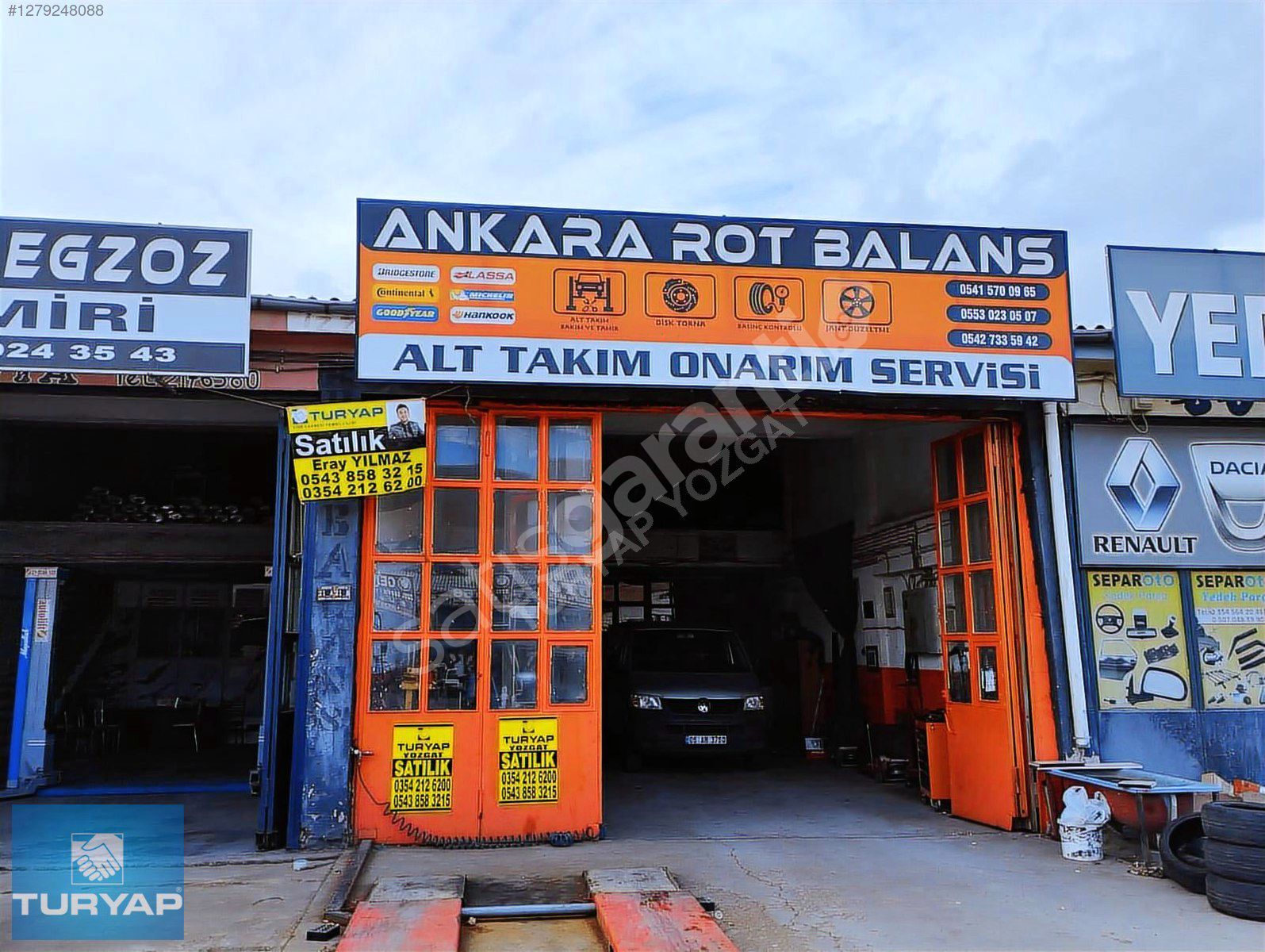TURYAP EMLAK'TAN SANAYİ SİTESİ SATILIK GÜNEY CEPHE 200m2 DÜKKAN