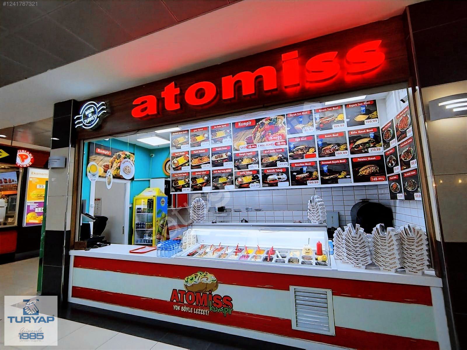 TURYAP'TAN; STAR AVM'DE, YÜKSEK CİROLU, DEVREN KİRALIK RESTORAN