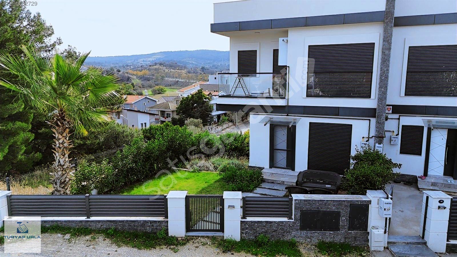 TURYAP'tan Urla Yenikent'te 3+1 Eşyalı Kiralık Sıfır Villa