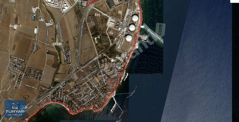 MARMARA EREĞLİSİ' KAMARADERE' DE SATILIK VİLLA ARSASI