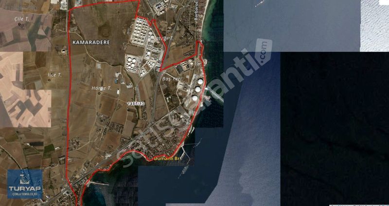 MARMARA EREĞLİSİ KAMARADERE' DE SATILIK VİLLA ARSASI