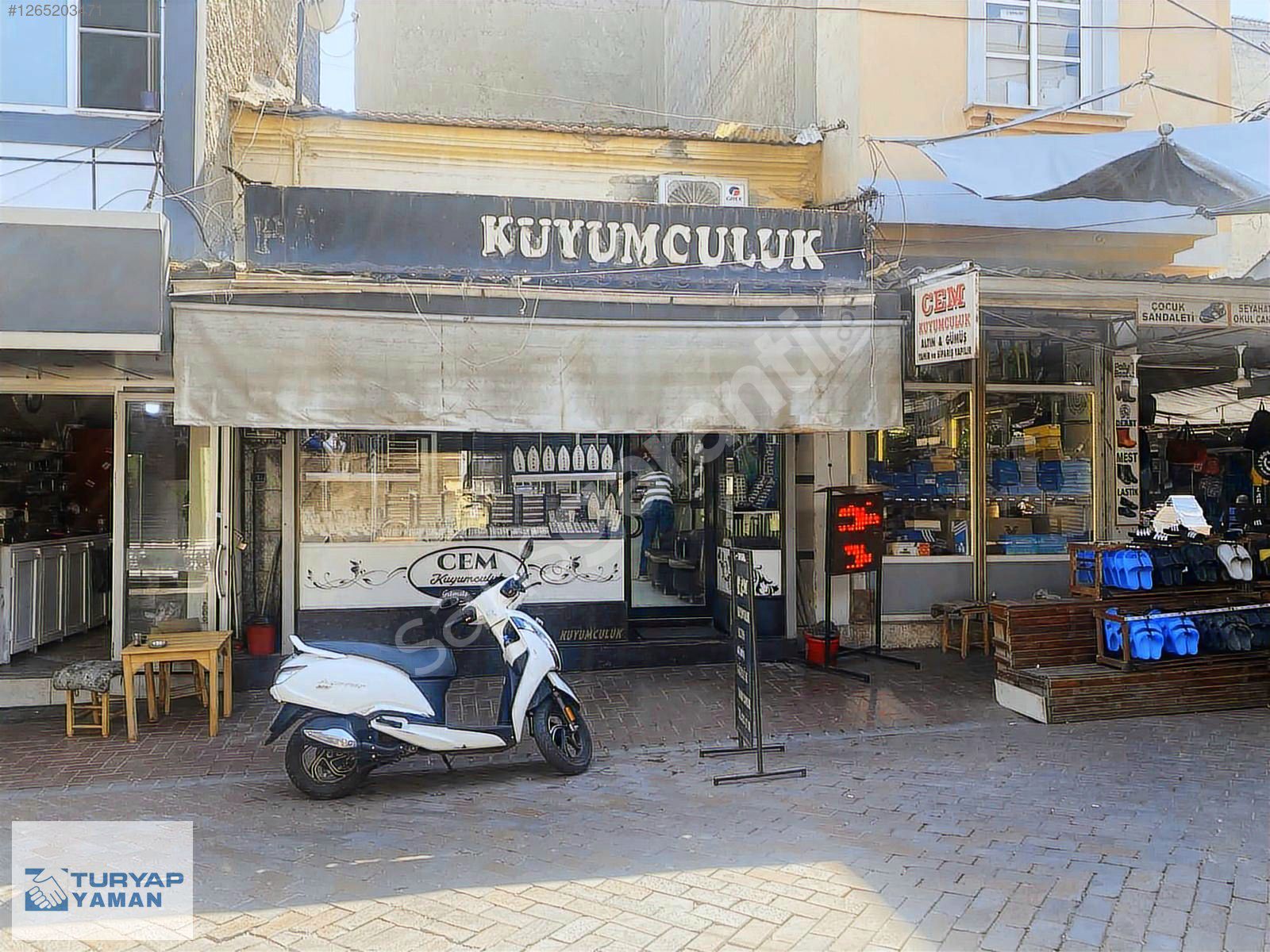 TURYAP YAMANDAN SARRAFLAR ÇARŞISINDA SATILIK DÜKKAN