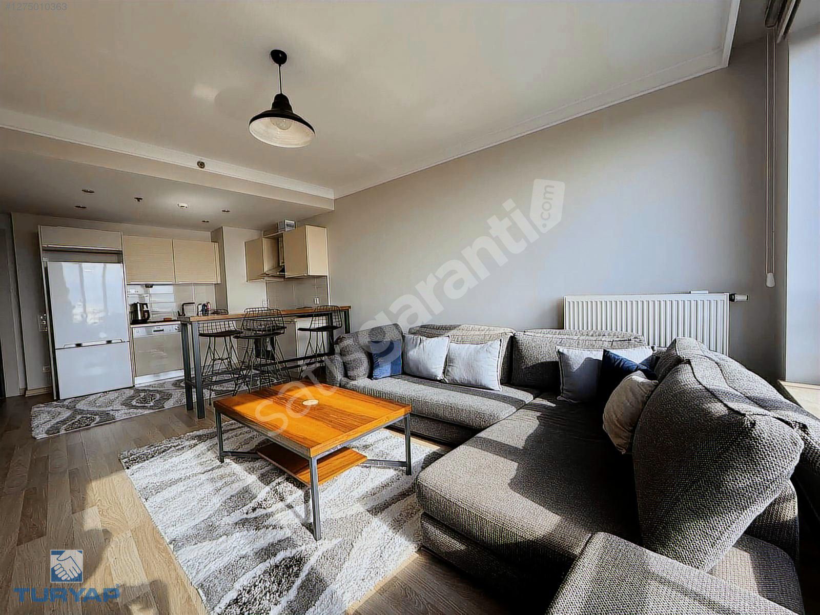 TURYAP'TAN EVORA T PARSEL DENİZ MANZARALI 1+1 EŞYALI