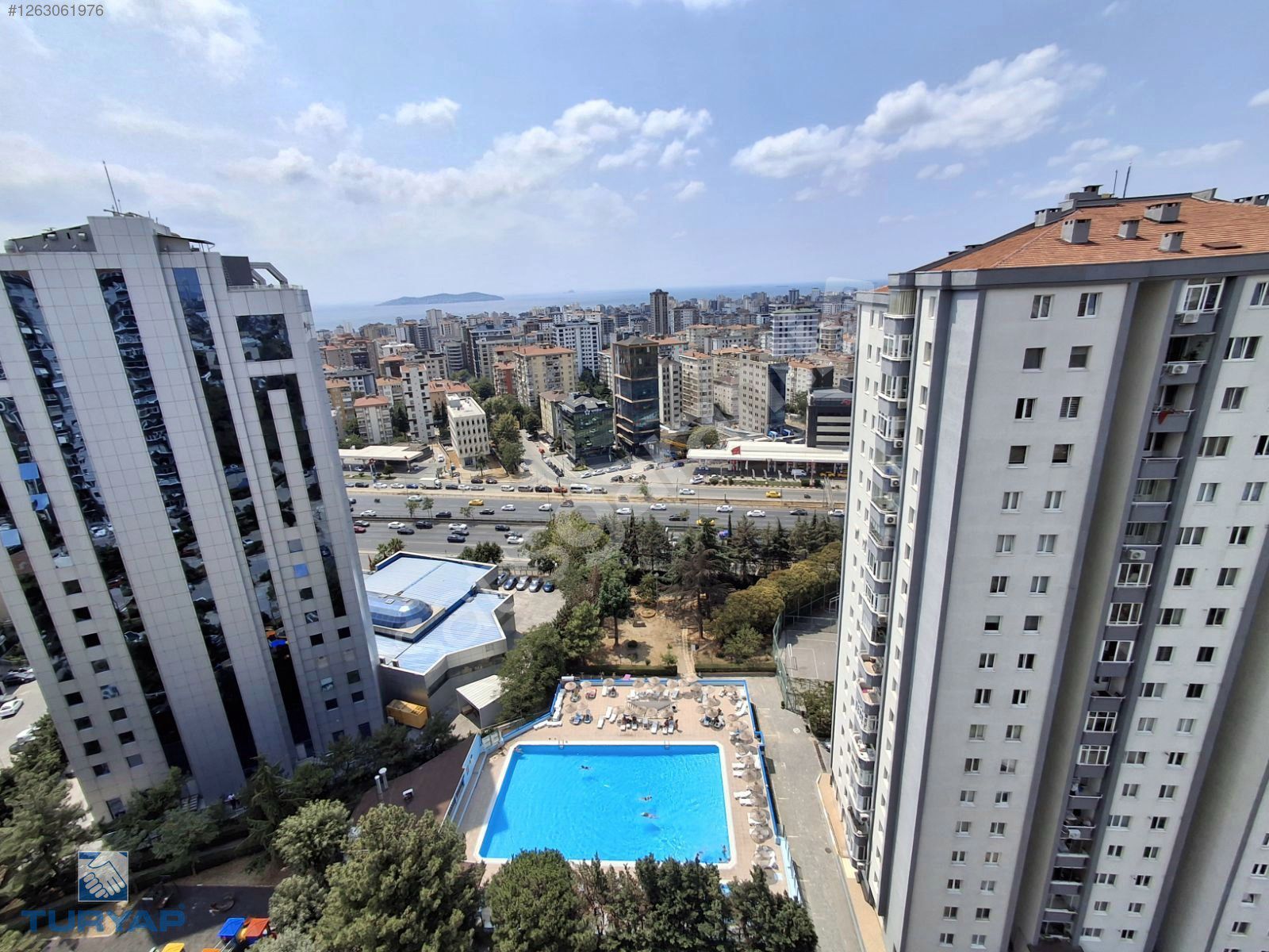 TURYAP'TAN EVREN SİTESİNDE ADALAR MANZARALI GENİŞ 3+1