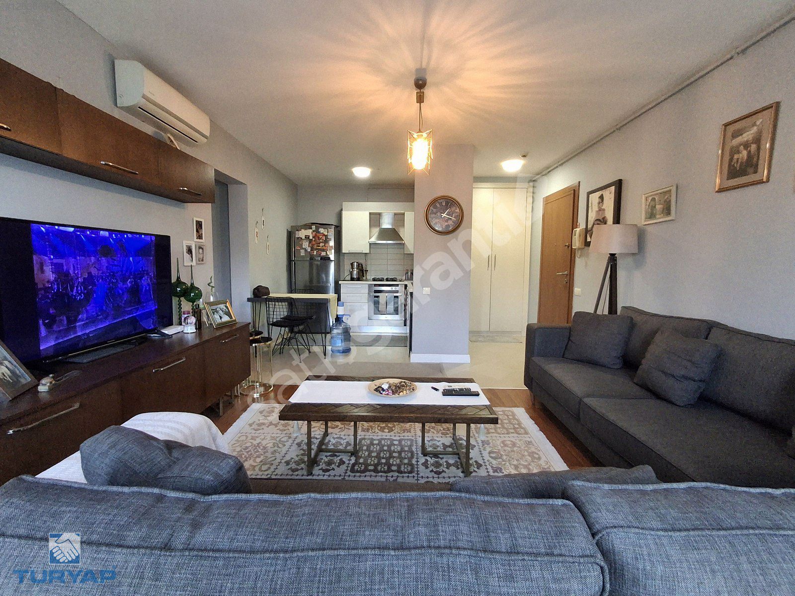 TURYAP'TAN KARTAL KENTPLUS'TA AMERİKAN MUTFAKLI 75m2 2+1