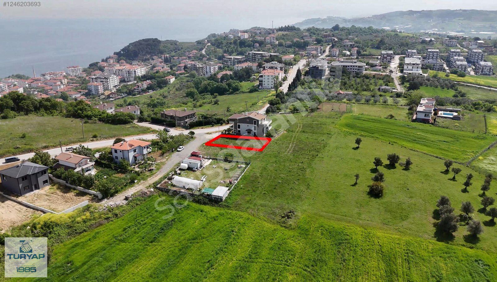 TURYAP'TAN;ÇINARCIK KORU'DA, DENİZ MANZARALI ANA YOLA CEPHE ARSA