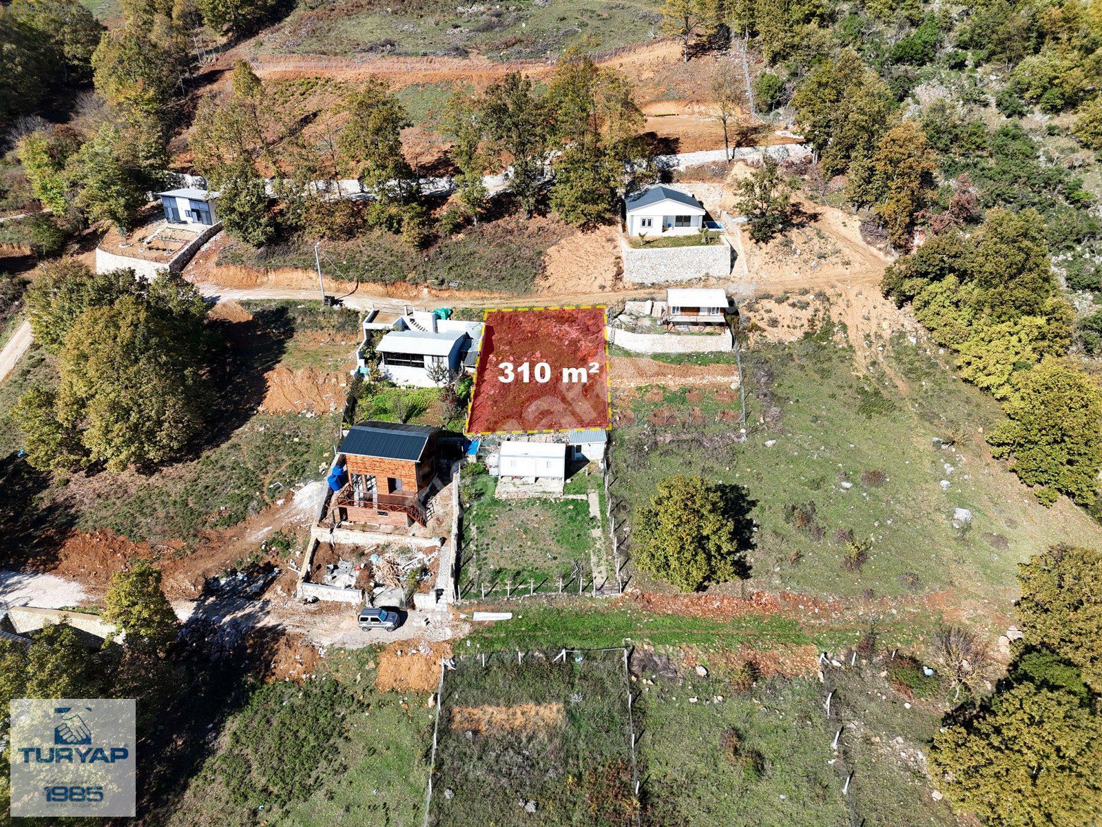 TURYAP SONER'DEN SATILIK 310 m² İMARLI MÜSTAKİL PARSEL