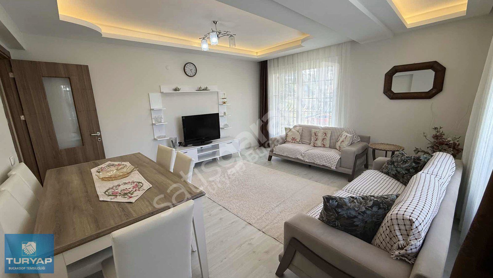 TURYAP TAN TAM EŞYALI 2+1 KİRALIK DAİRE