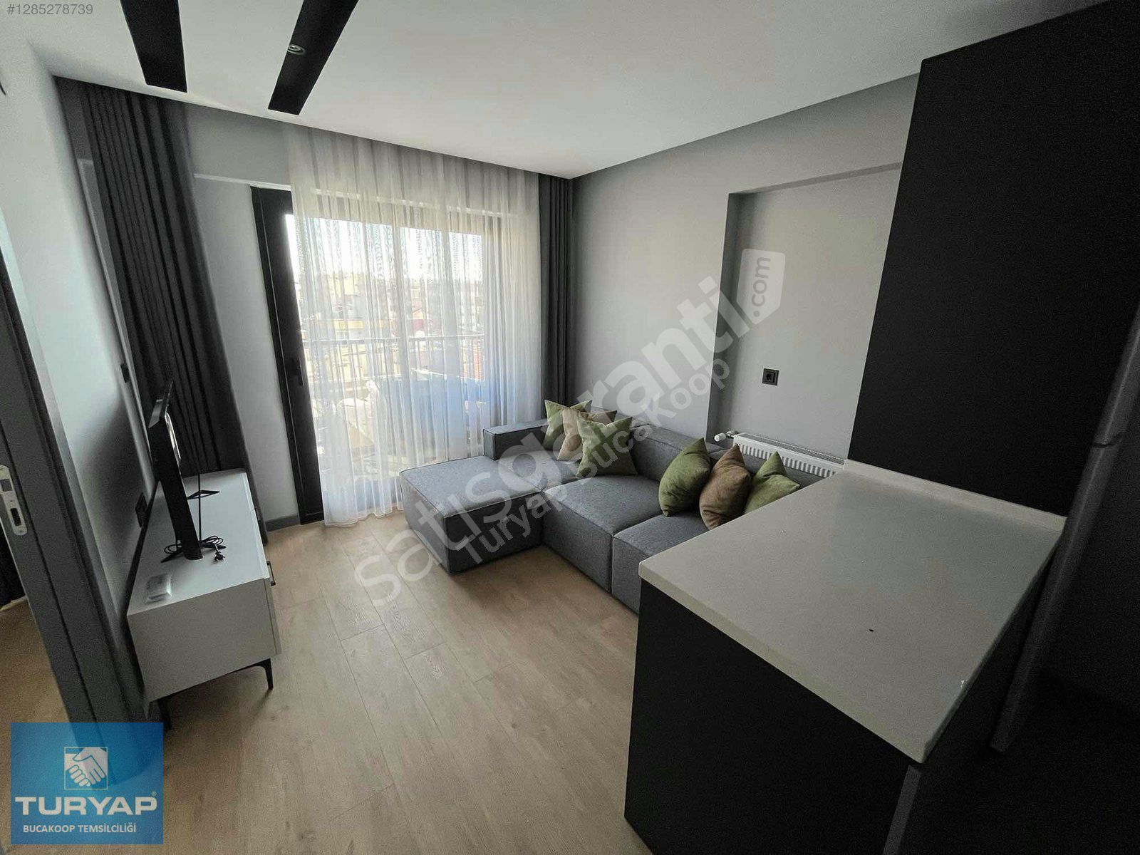 TURYAP'TAN YAYLACIK'TA SİTE İÇERİSİNDE SIFIR EŞYALI KİRALIK 1+1