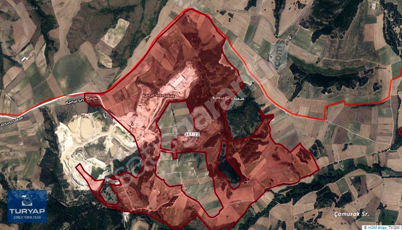 ÇORLU ÖNERLER'DE SATILIK TARLA HİSSESİ