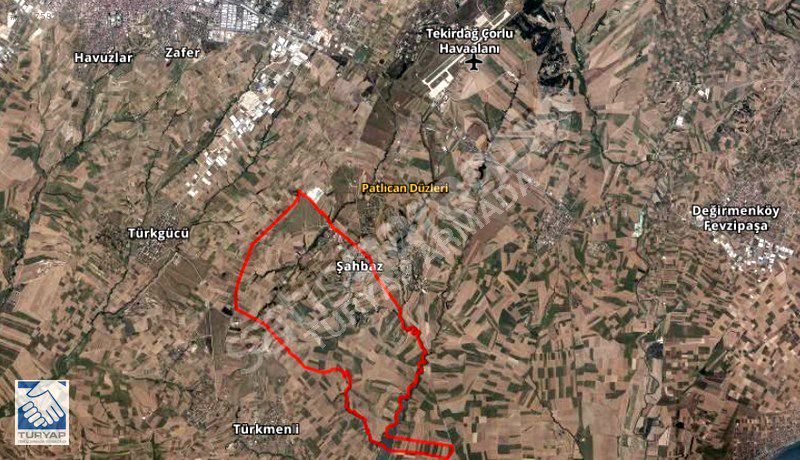 ŞAHBAZDA 31.000 M2 SATILIK TARLA