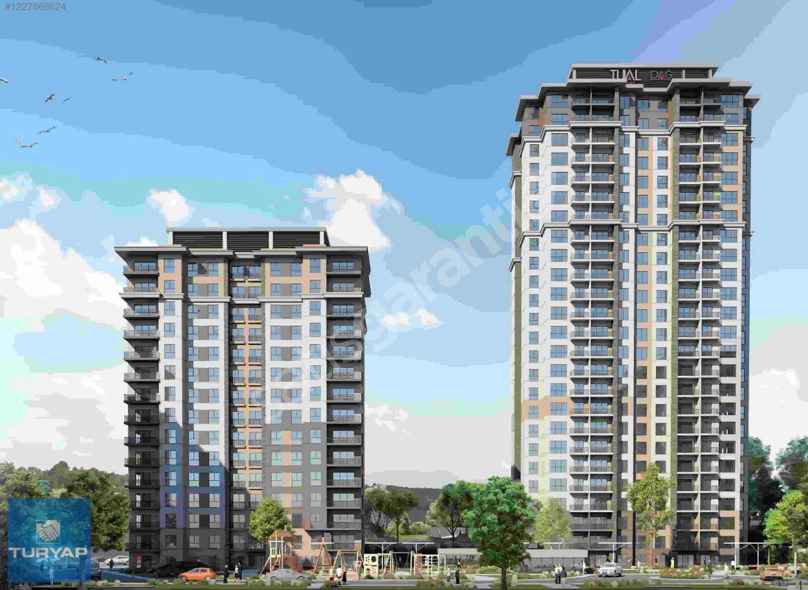 BAHÇEŞEHİRE TUAL COMFORT SÜPER MANZARALI 1+1 SATILIK DAİRE