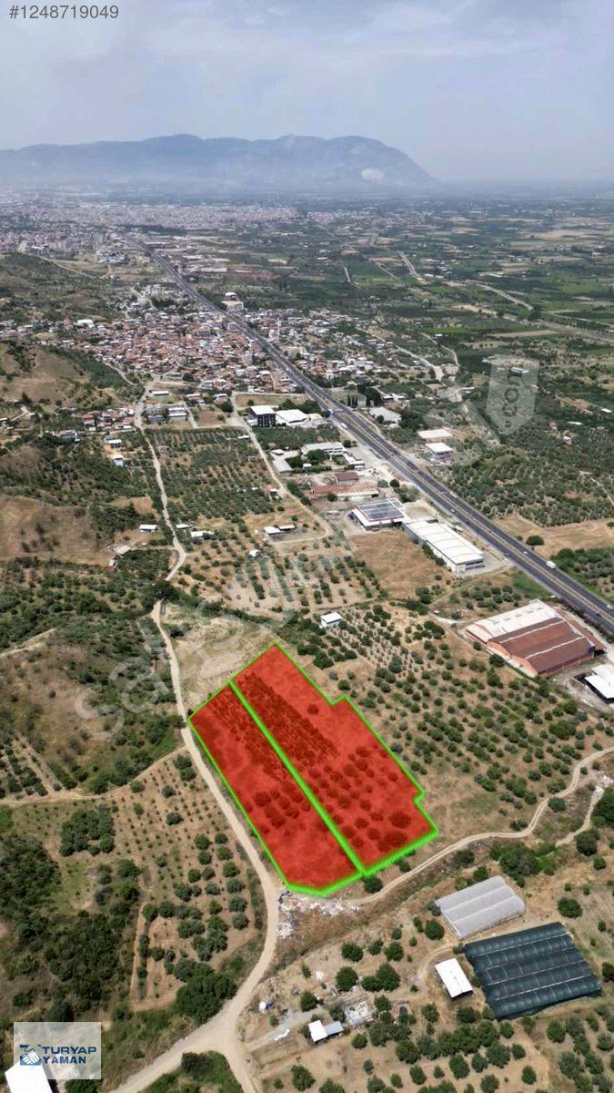 TURGUTLUDA ANKARA ASFALTI ÜZERİ 14.820 M² SANAYİ İMARLI ARSA