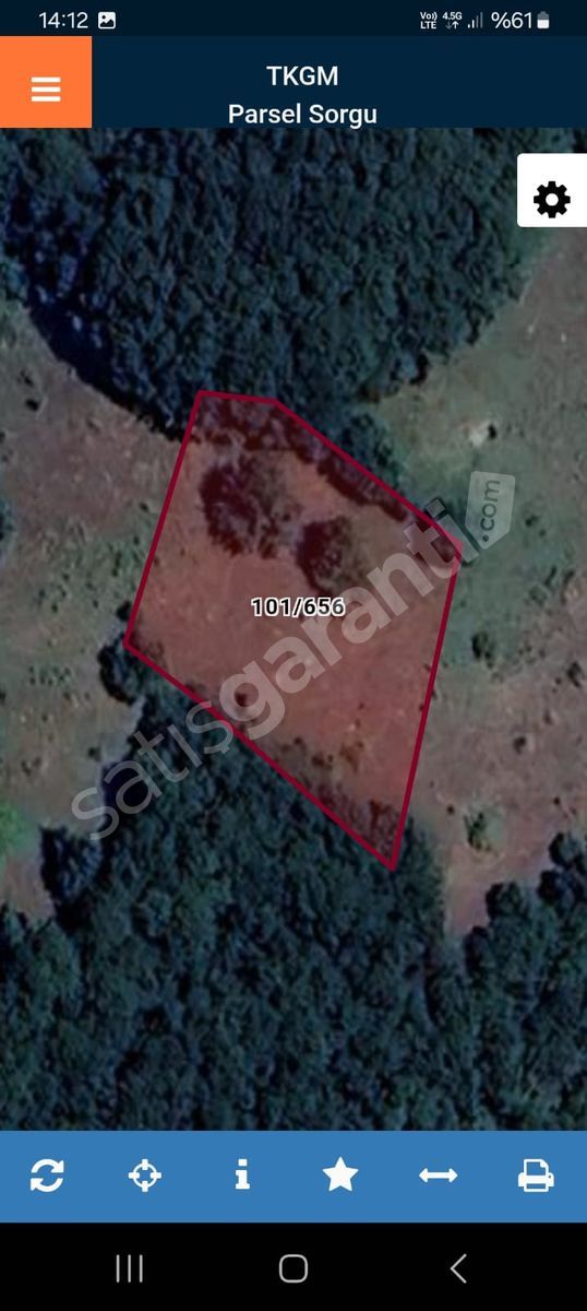 Bursa Nilüfer Kadriye Mah satılık tarla 1444 m2