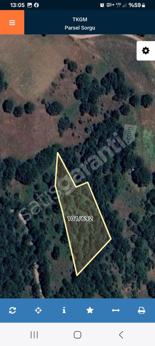 Bursa Nilüfer Kadriye Mah satılık tarla 2812 m2