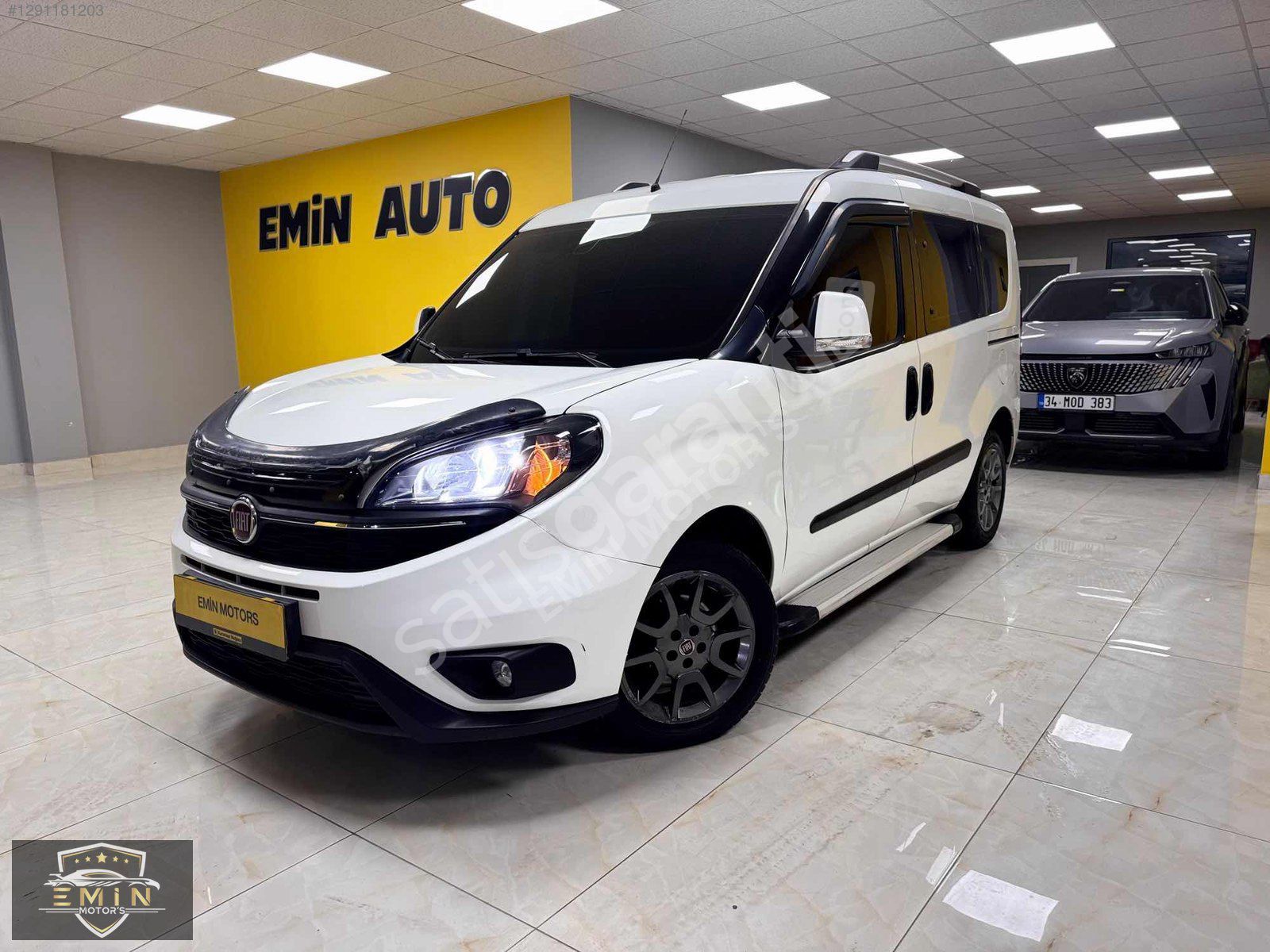 EMİN MOTORS'dan çelik jant tablet ekran Doblo kredi ve k.kartı