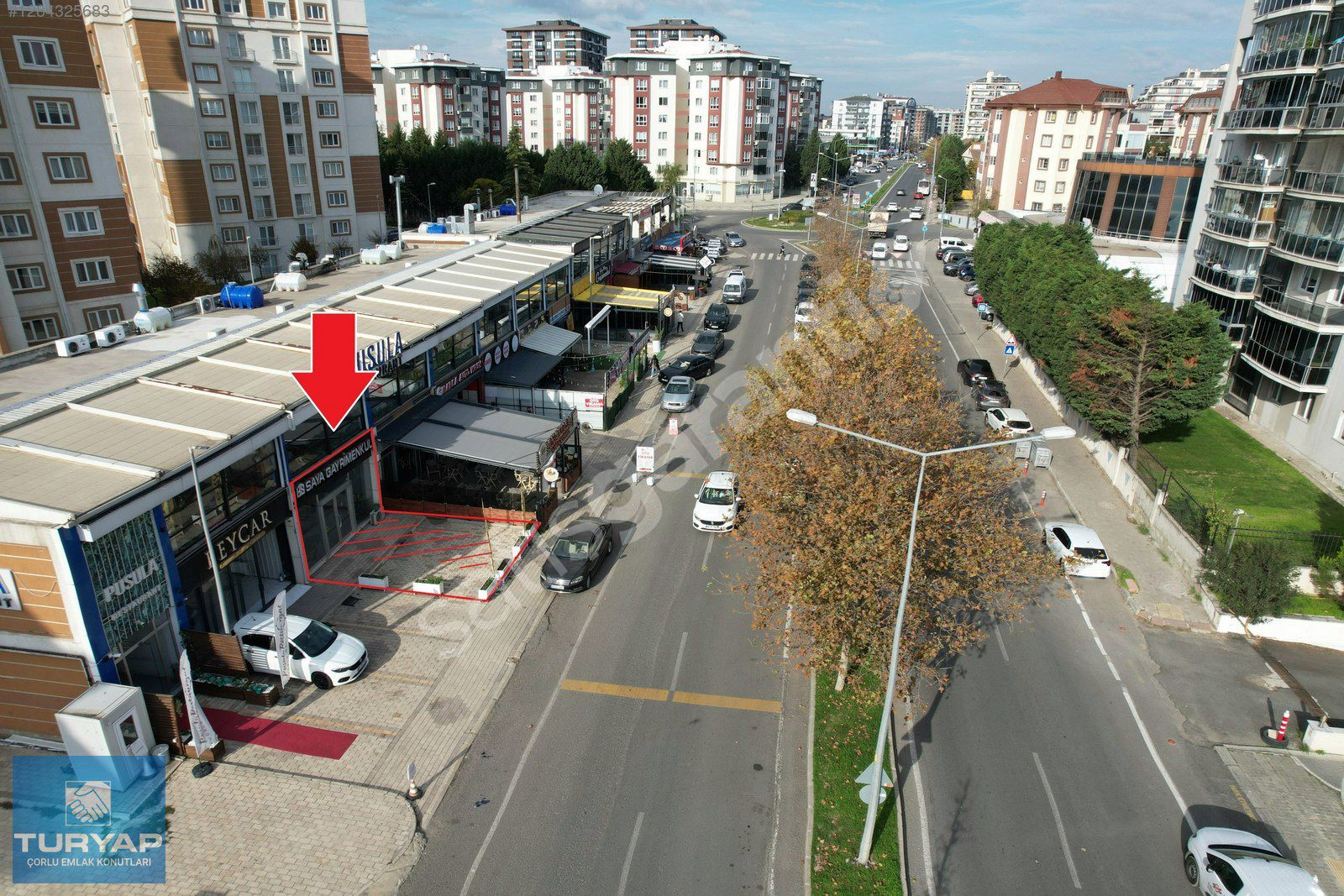 ESENTEPE MAH. ERGENE VADİSİ DÜKKANLARINDA SATILIK 80 M2 DÜKKAN