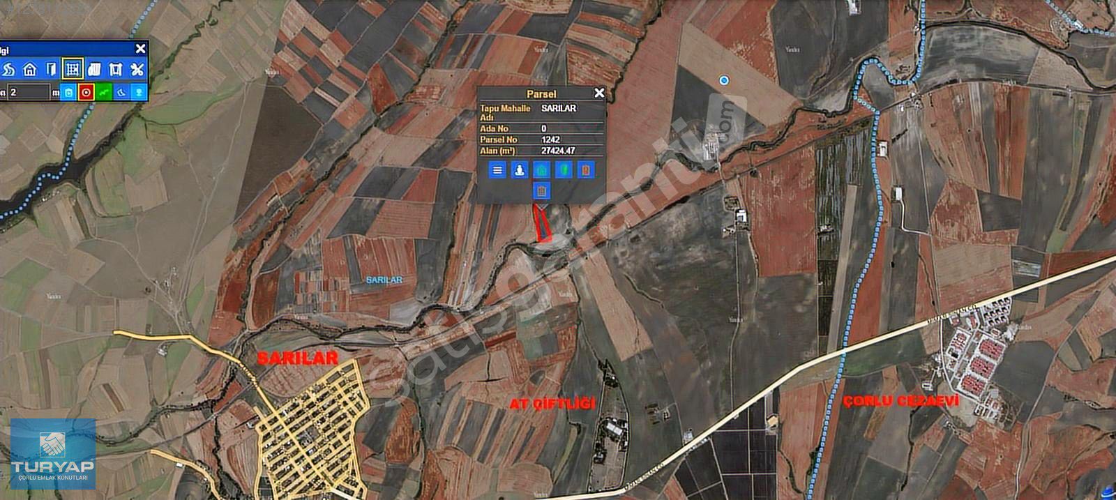 ÇORLU SARILAR MAH. YATIRIMLIK 27.425M2 SATILIK TARLA