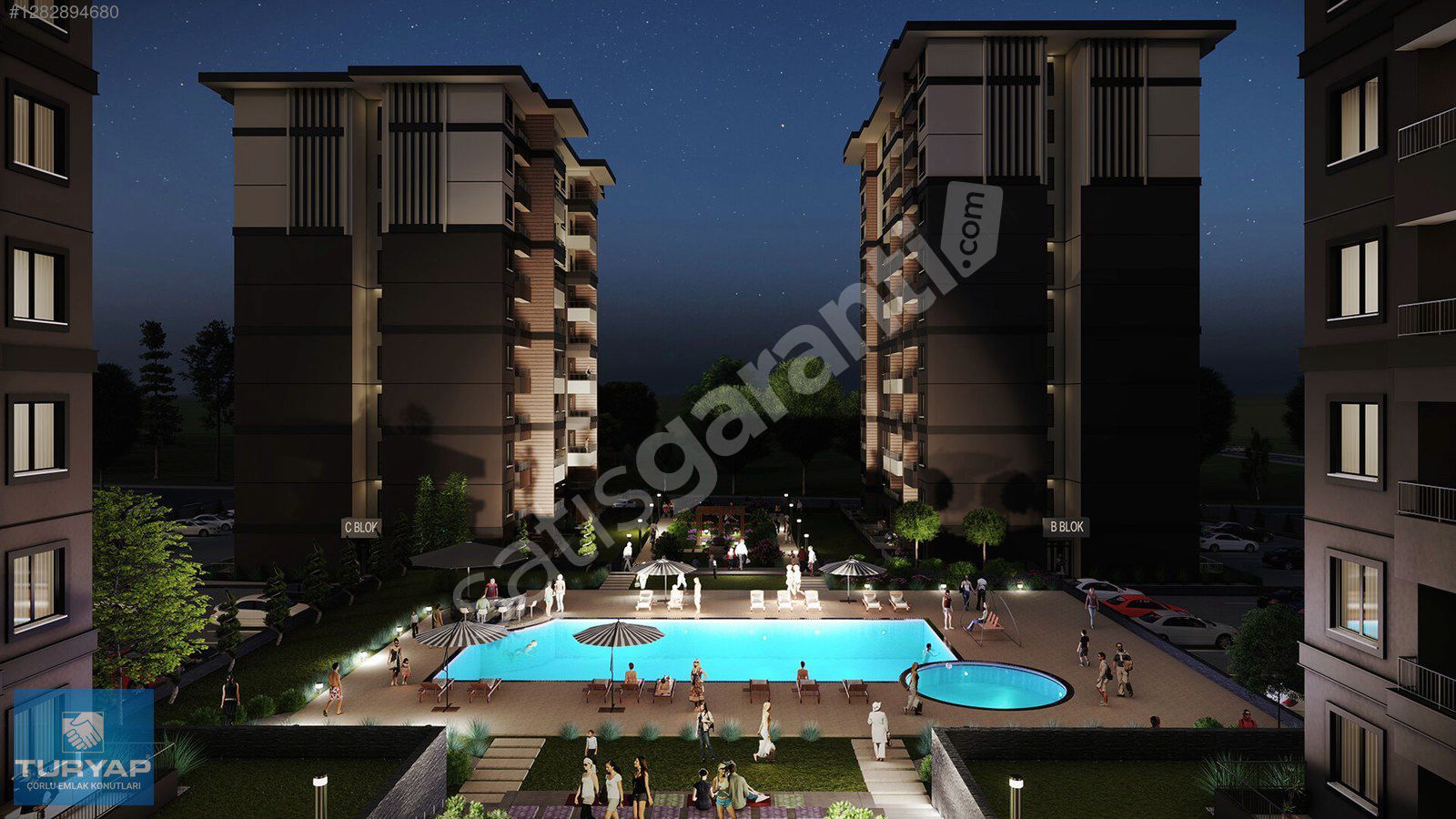 ULUS REZİDANS HAVUZLU SİTE İÇERİSİNDE SATILIK 1+1 ARA KAT DAİRE