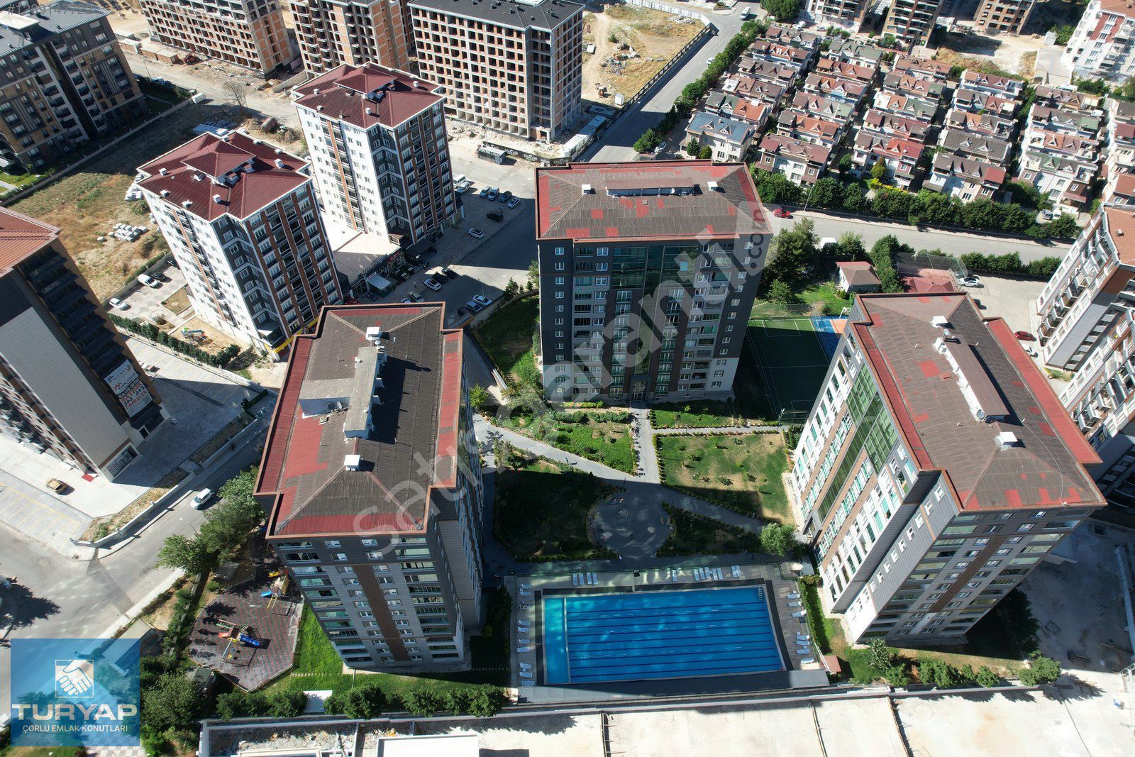 TURYAP'DAN SİTE İÇİ HAVUZ CEPHE 3+1 SATILIK DAİRE