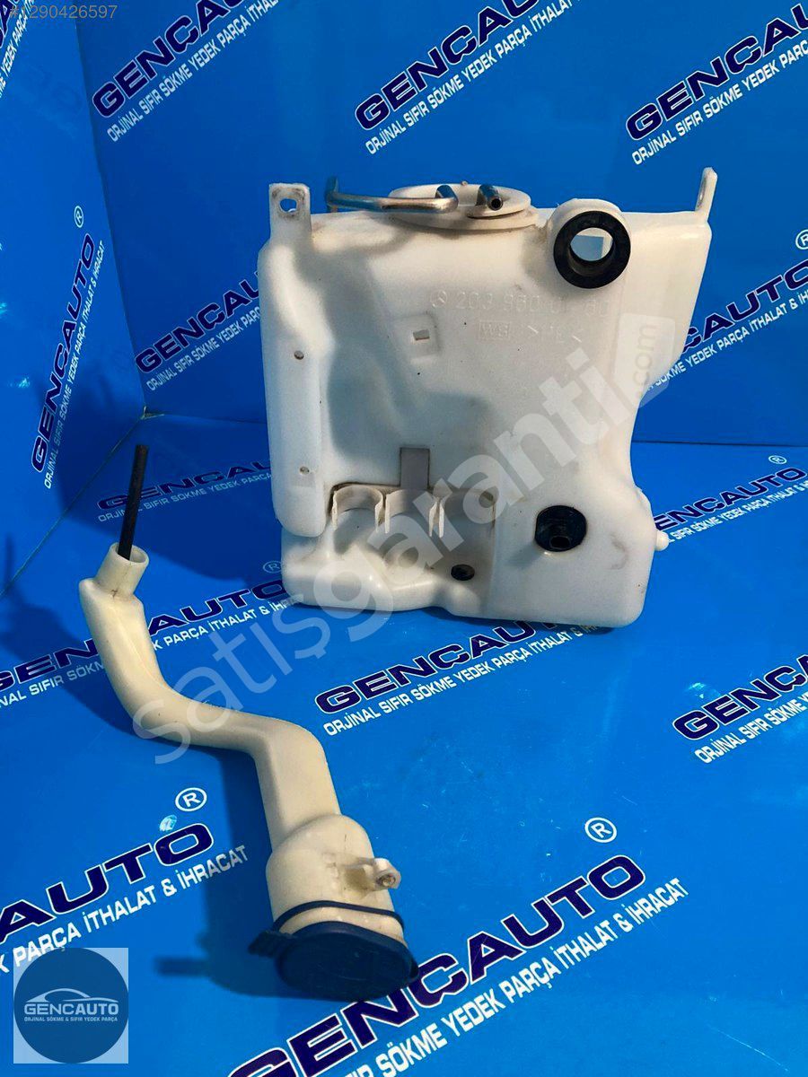 MERCEDES W209 CLK ÖN CAM YIKAMA SU BİDONU SÖKME ORJ A2038600160