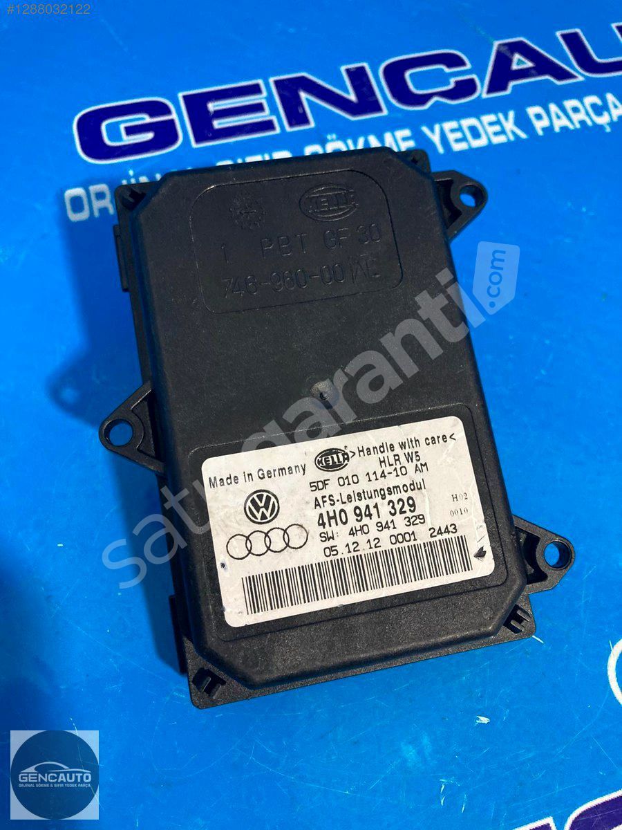 AUDİ A3 A6 A8 ADAPTİF FAR BEYNİ SÖKME ORJİNAL 4H0941329