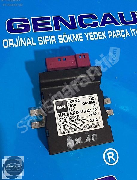 BMW F10 F30 YAKIT POMPA KONTROL BEYNİ SÖKME ORJ OEM 16147301554