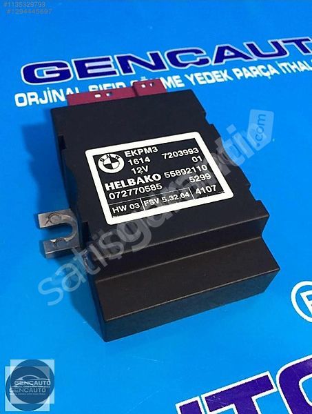 BMW E60 E90 YAKIT POMPA KONTROL BEYNİ SÖKME ORJ OEM 16147203993