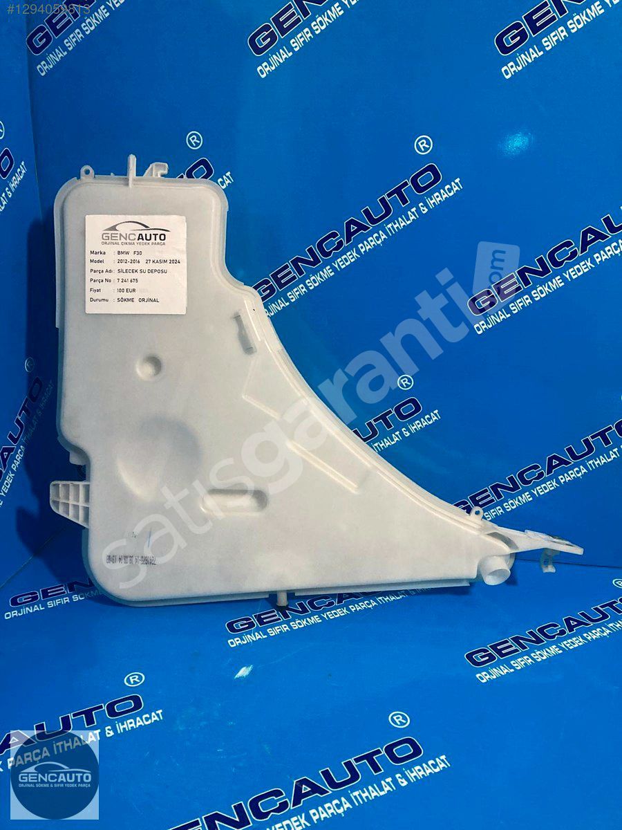 BMW F30 SİLECEK SU DEPOSU SÖKME ORJİNAL 7241675