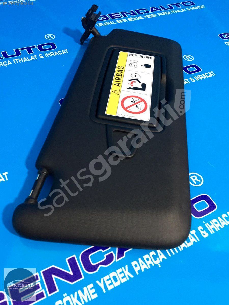 MERCEDES W177 W118 GÜNEŞLİK SİYAH DERİ SÖKME ORJ A1778106100 SOL