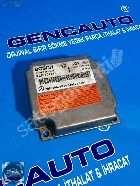 MERCEDES W209 CLK AİRBAG BEYNİ SÖKME ORJ OEM 0285001812 Q1
