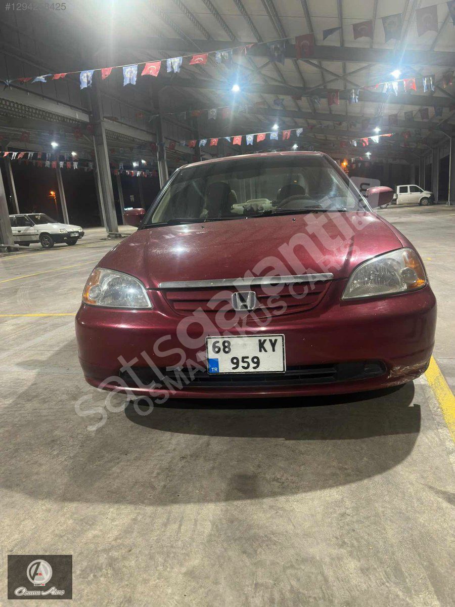 OTOMATİK/CIVIC/1.6 BENZİN-LPG/MASRAFSIZ/BAKIMLI
