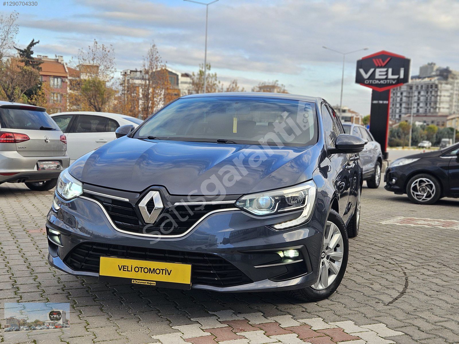 1.19 Kredi YENİ KASA 2021 MEGANE 1.3tce TESLA EKRAN 140ps FULL..