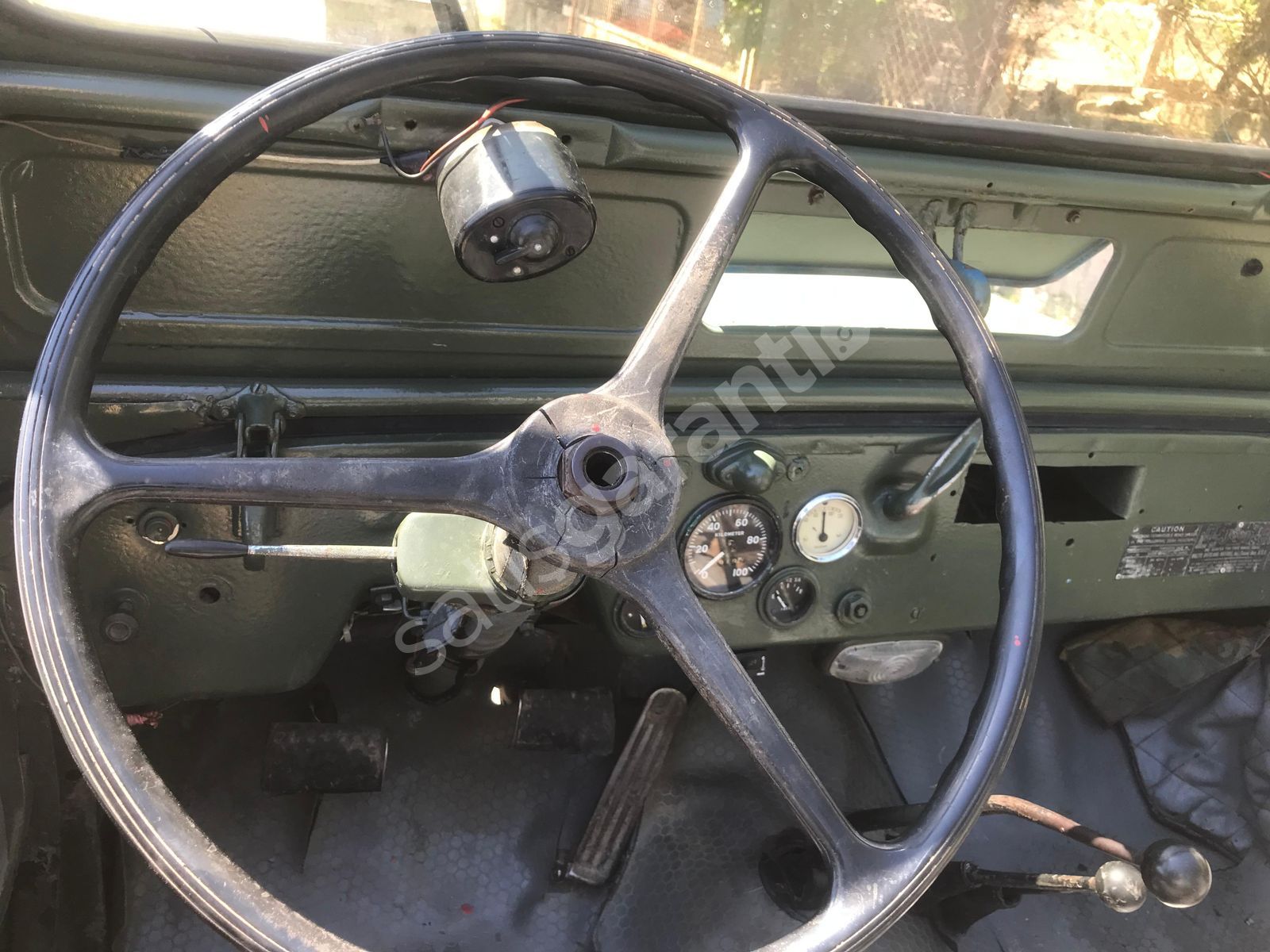 Orijinal 1952 model wilyis ancak kabut