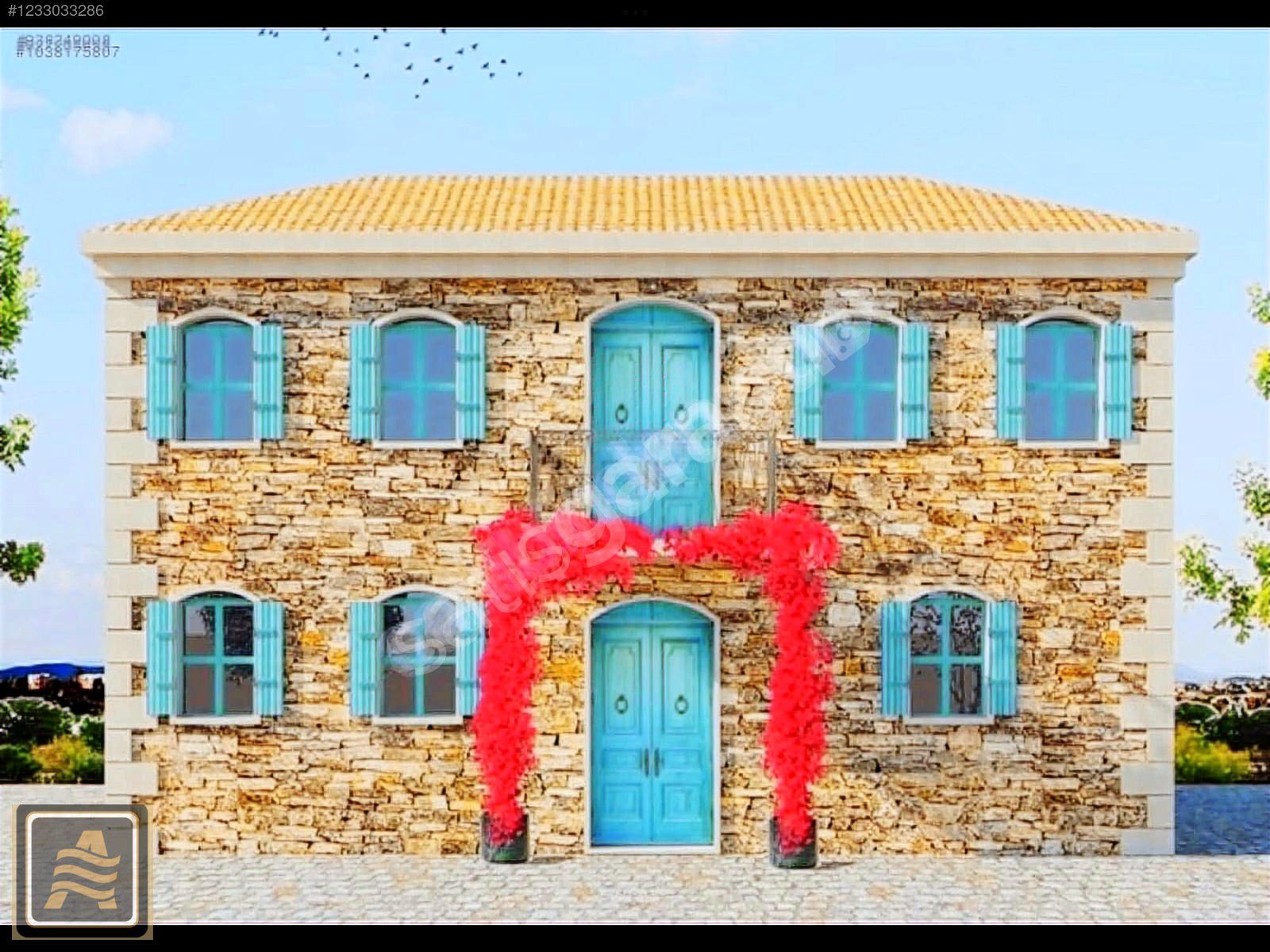 Gökçeada Bademli Köyünde 2 Katlı Taş Ev