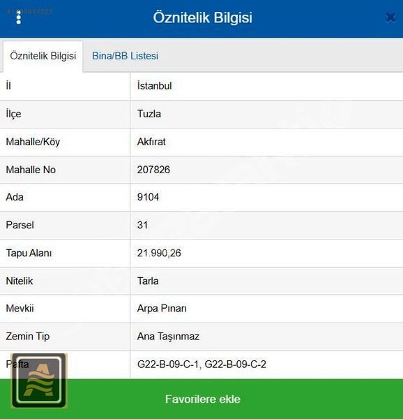 TUZLA'da TOPRAK SAHİBİ OLUN,