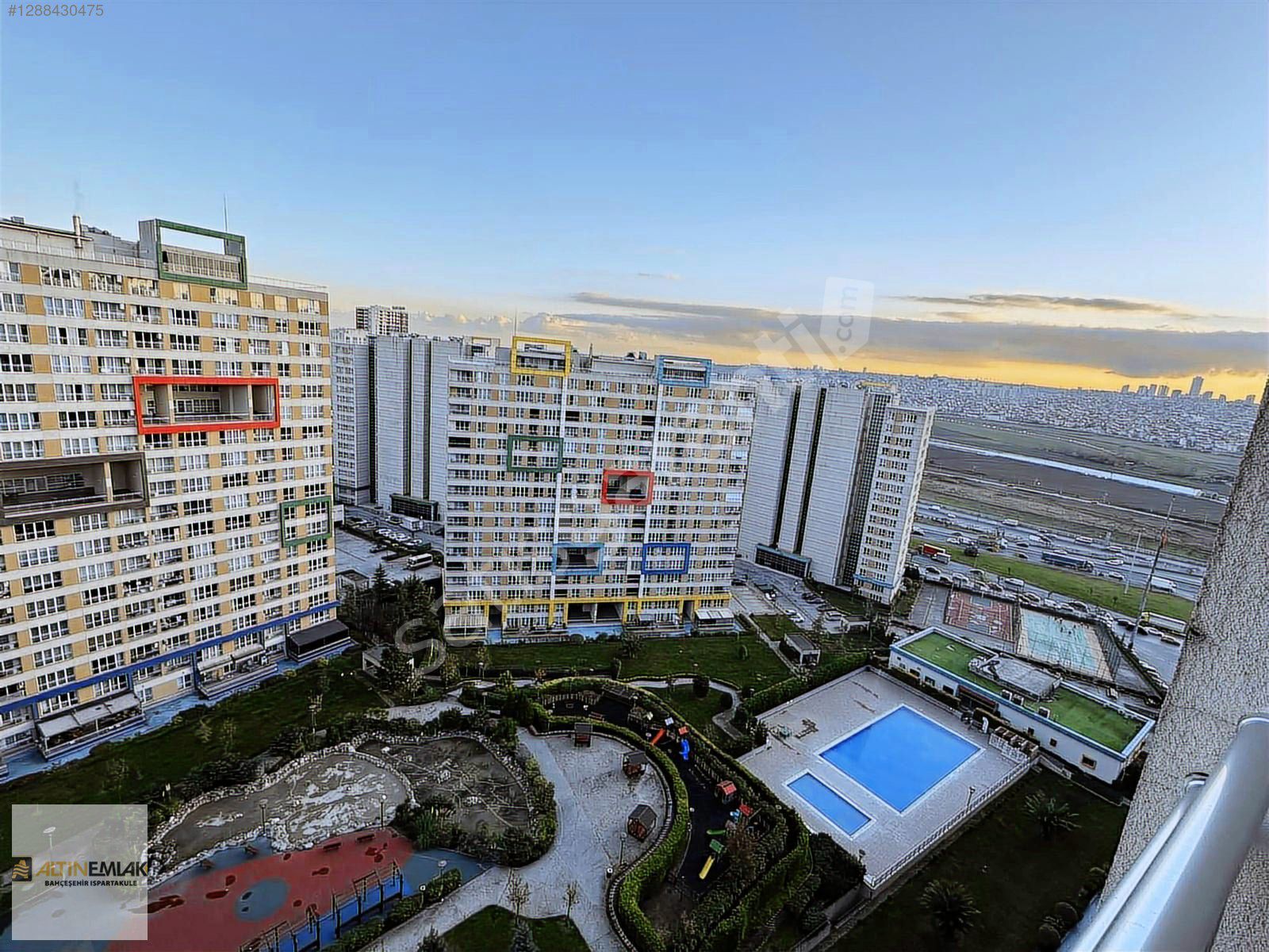 Ispartakule 1İstanbul Evlerli Ful Peyzaj Manzaralı Kiralık 1+1