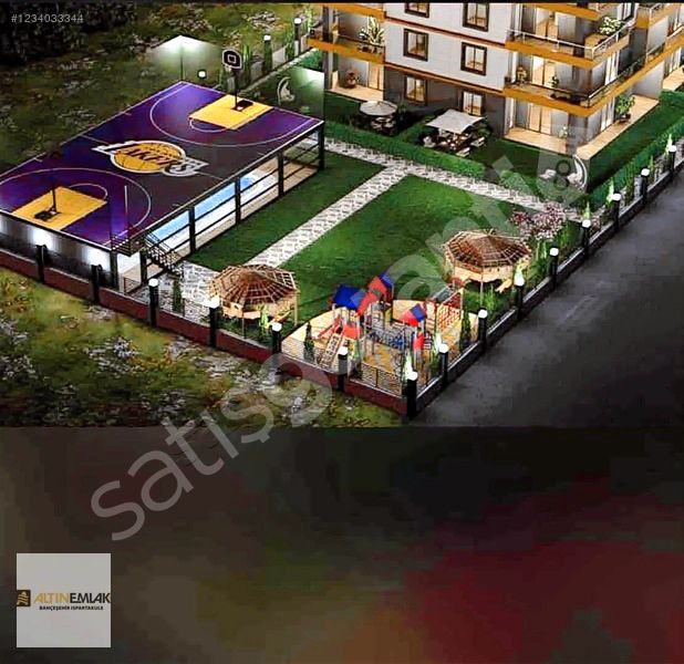 BLUE LİFE sitesi SATILIK 1+1 Havuzlu otoparklı site içinde Daire