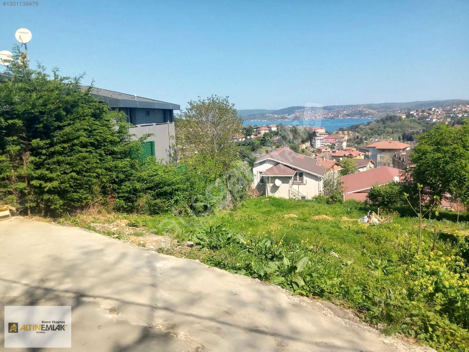 Beykoz Çubuklu'da Deniz Manzaralı, 781 m² Satılık Arsa